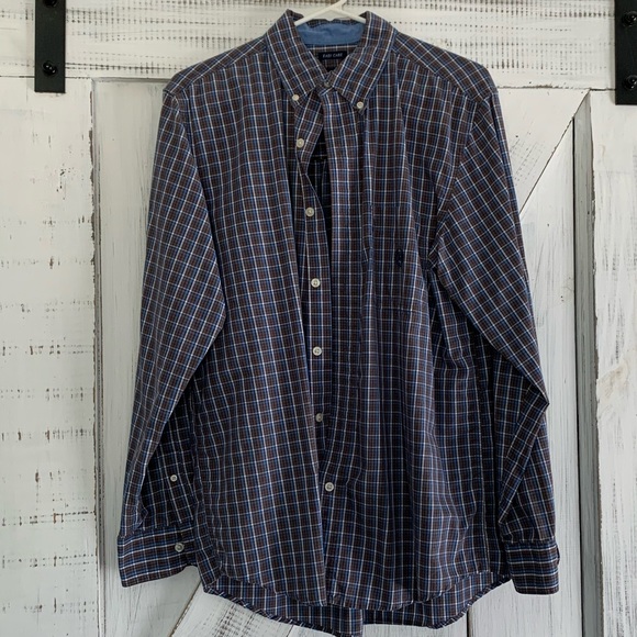 Chaps Other - Long Sleeve Plaid Dress Shirt